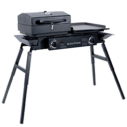 blackstone grills tailgater portable gas grill and griddle combo