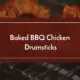baked bbq chicken drumstick