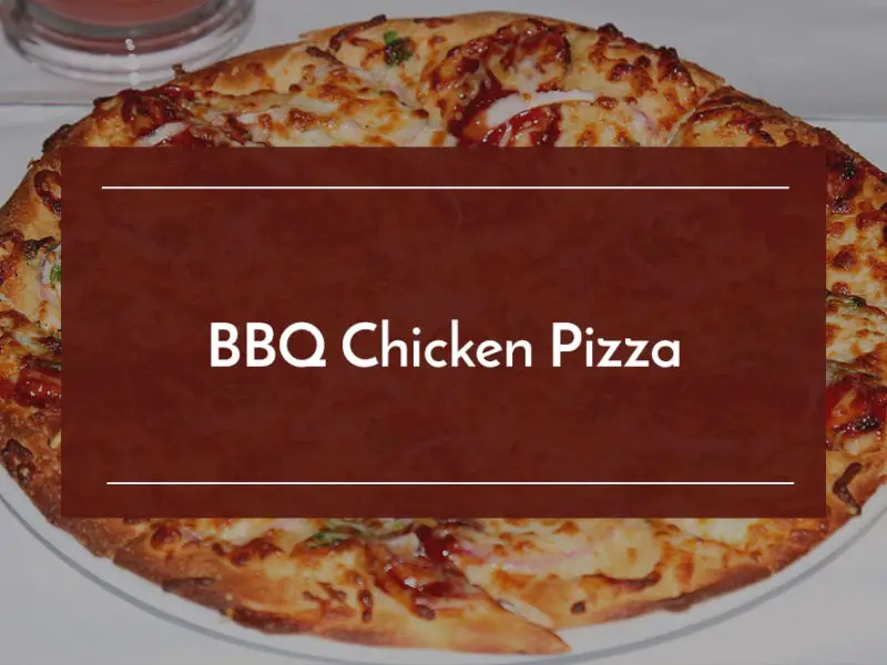 bbq chicken pizza