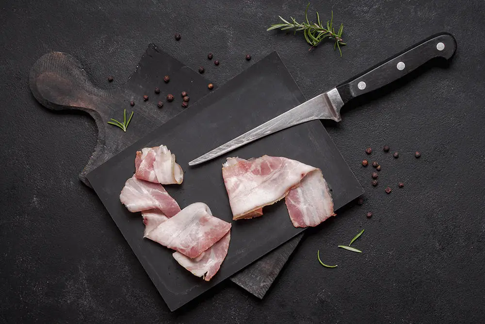 how to slice bacon from the slab