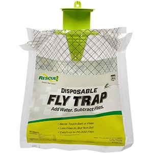 rescue! outdoor disposable hanging fly trap