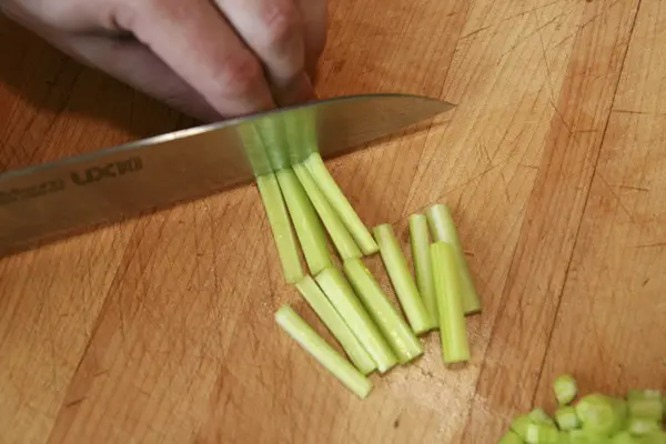cut the celery ribs