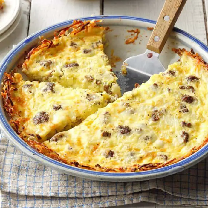 meat and potato quiche