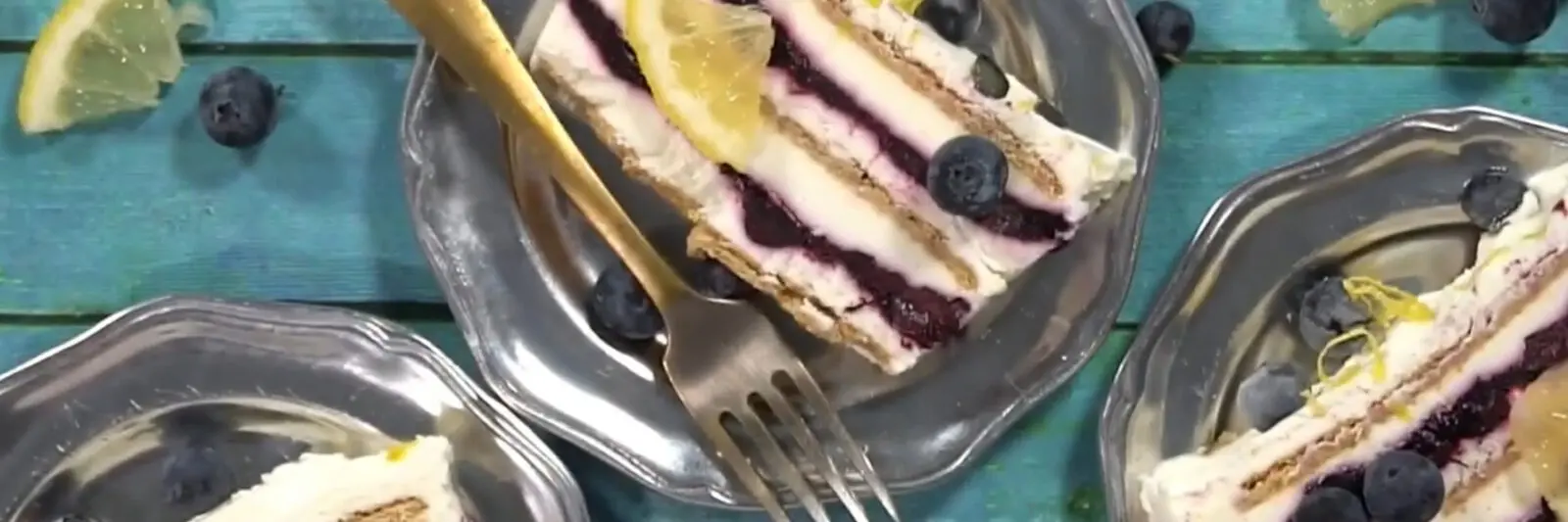 blueberry lemon icebox cake