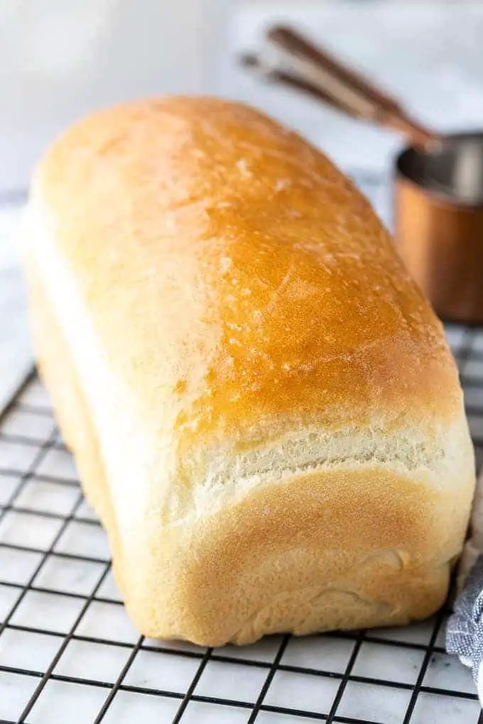 baked white bread