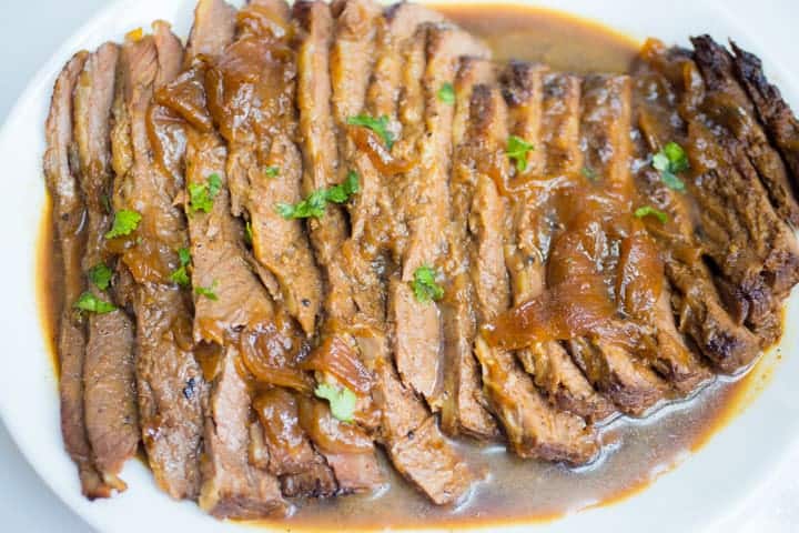 braised sliced brisket