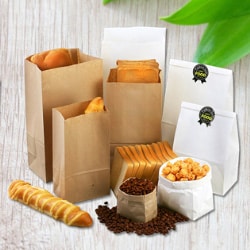 natural brown kraft paper as bakery bags