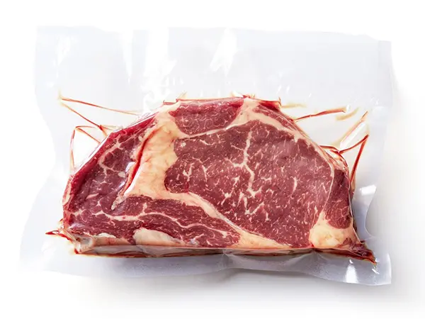put the meat into vacuum sealed bag/freezer bag