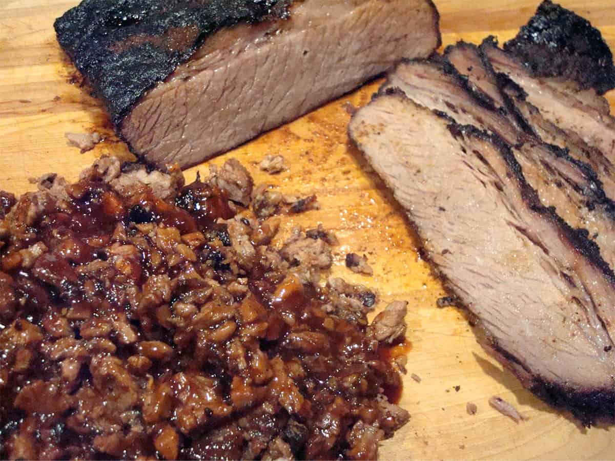 sliced vs chopped brisket