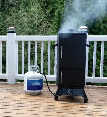 smoking with gas propane smokers 