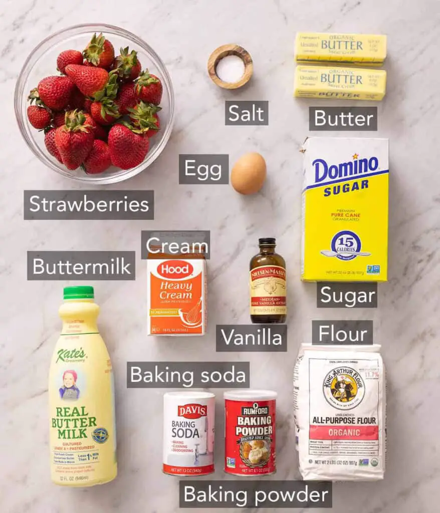 strawberry-shortcake ingredients