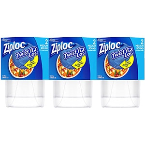 ziploc twist 'n loc, storage containers 