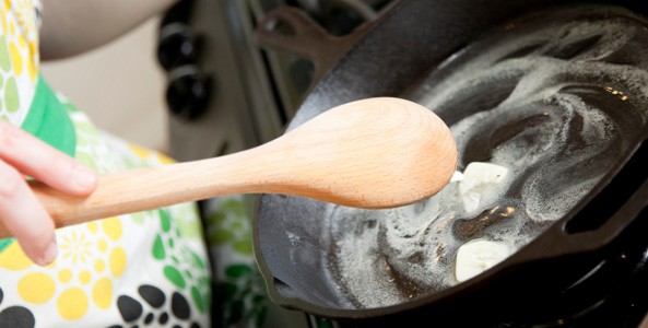 butter on pan