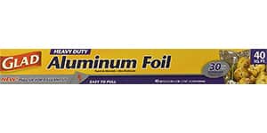 glad heavy duty aluminum foil