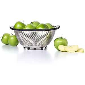 oxo good grips 5-quart stainless-steel colander