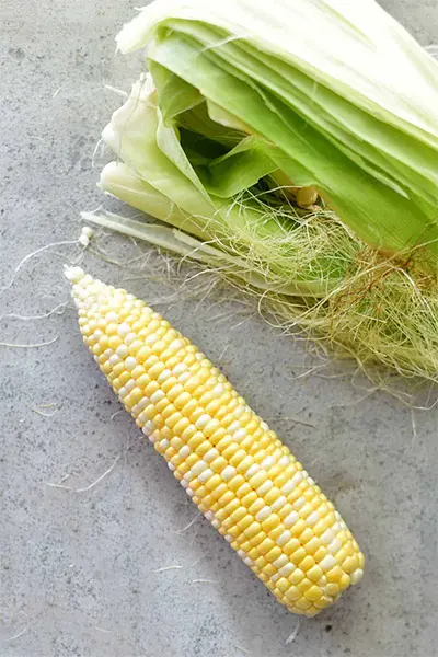 shucking the corn properly