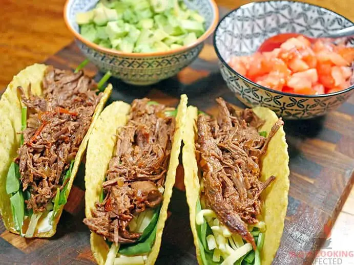 slow-cooker beef tacos