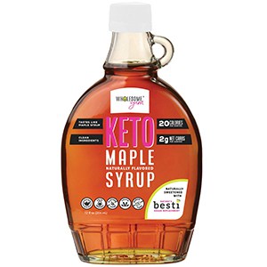 wholesome yum keto maple syrup