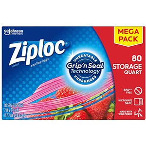 ziploc storage bags