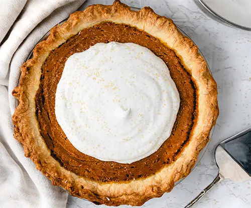 Make The Topping of pumpkin pie