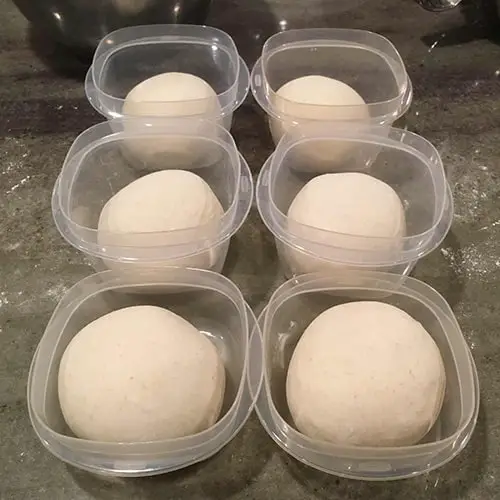 allow the dough balls to cool down
