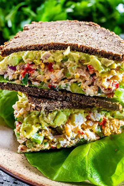  avocado chicken salad