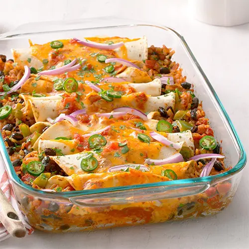 black bean enchiladas