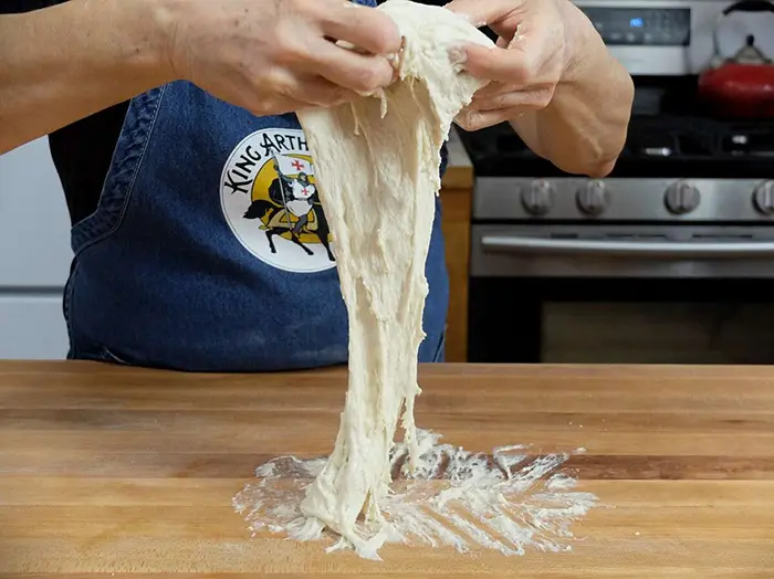 dough is overly moist