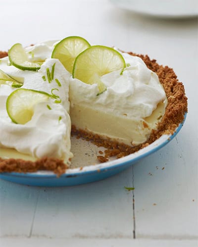  finishing the key lime cream pie