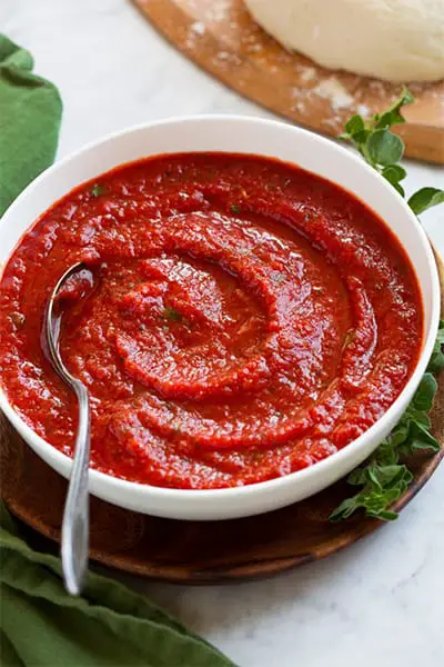 full red pizza sauce