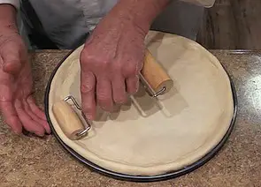 making Brier hill pizza dough