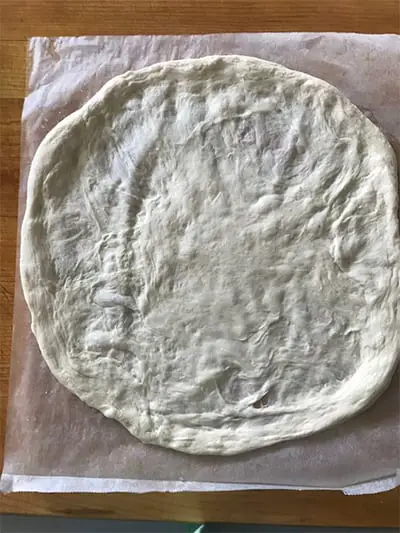 pizza dough proper shape