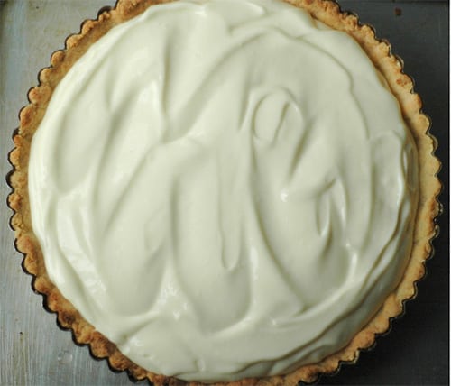 preparing the milk and cream mixture