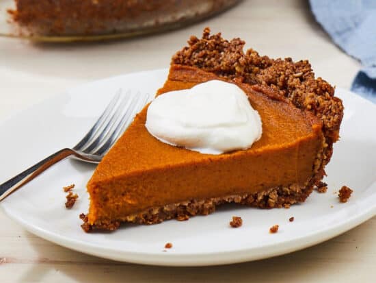 vegan pumpkin pie