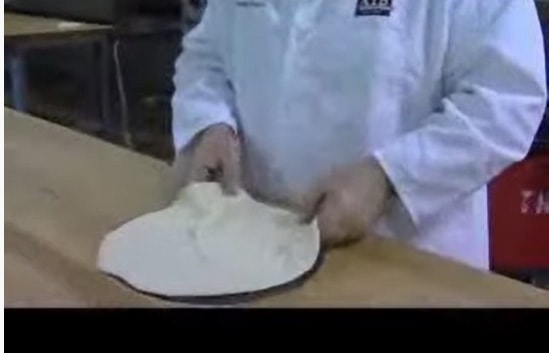 ensures the dough is a uniform size 