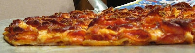 cooked donatos pizza