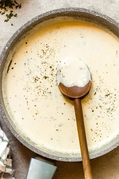 creamy garlic sauce