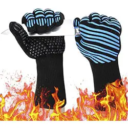 extreme heat resistant bbq gloves