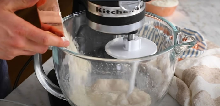 mix ingredients to form dough