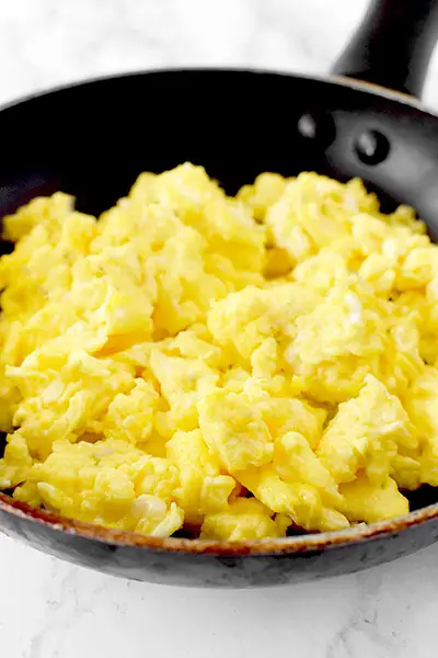 scramble the eggs