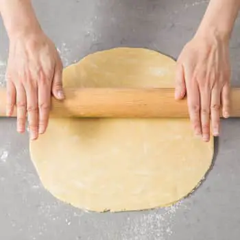 roll and  shape the dough