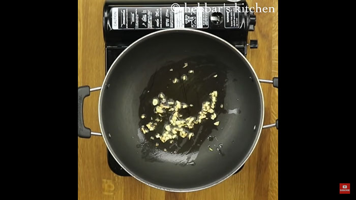 fry garlic