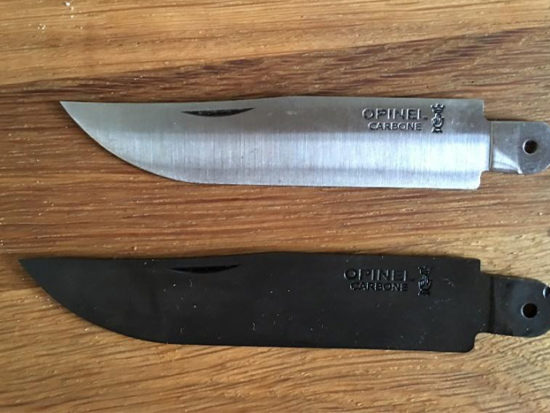 how to patina a knife with vinegar